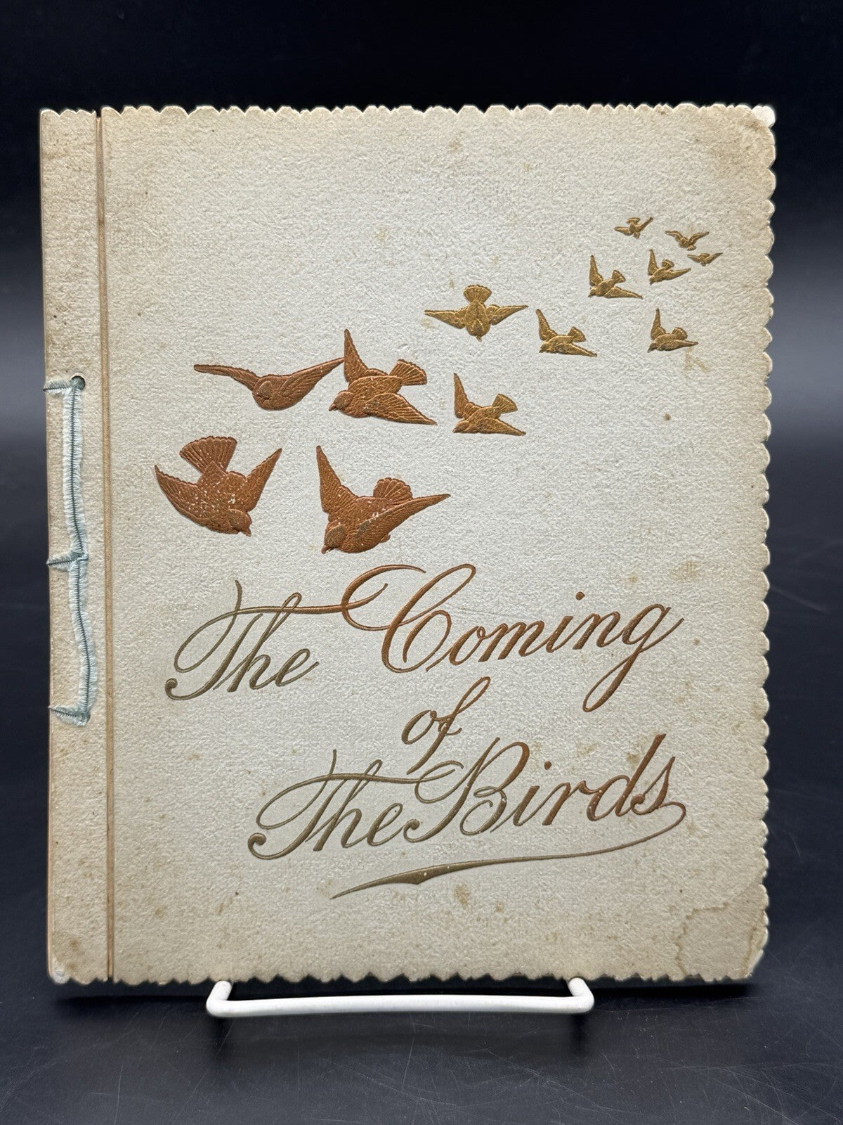The Coming of the Birds Elaine Goodale Facsimile Sig Alexander Pope Antique Book