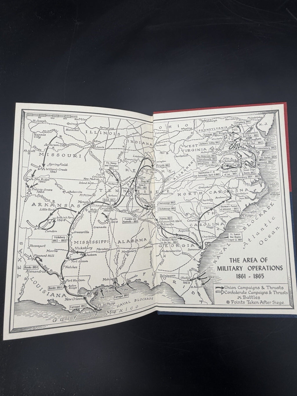 Vintage 1969 The Civil War And Reconstruction Second Edition Randall Donald HB