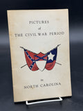 1958 Pictures of the Civil War Period in North Carolina Booklet Foldout Map