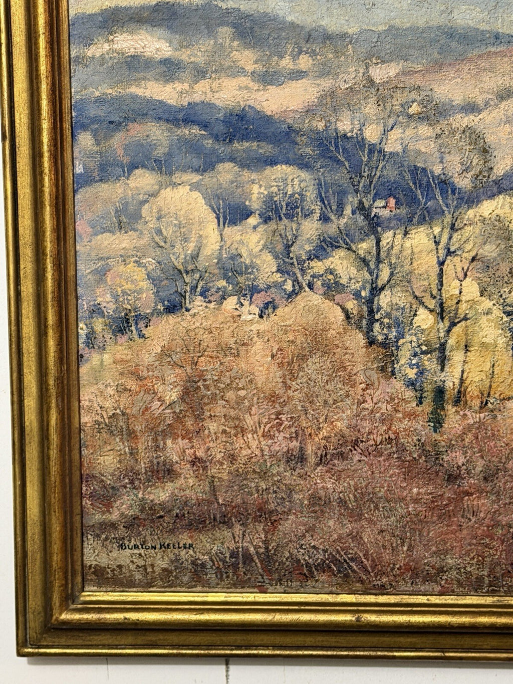 Robert Burton Keeler (1886-1978) Original Oil Painting Framed Landscape 27x23
