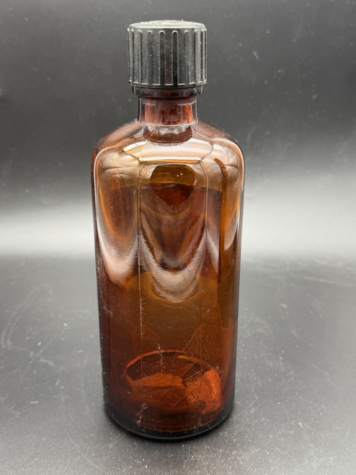 Vintage Amber Apothecary Bottle Tinctura Persionis Pharmacy Lab Glass