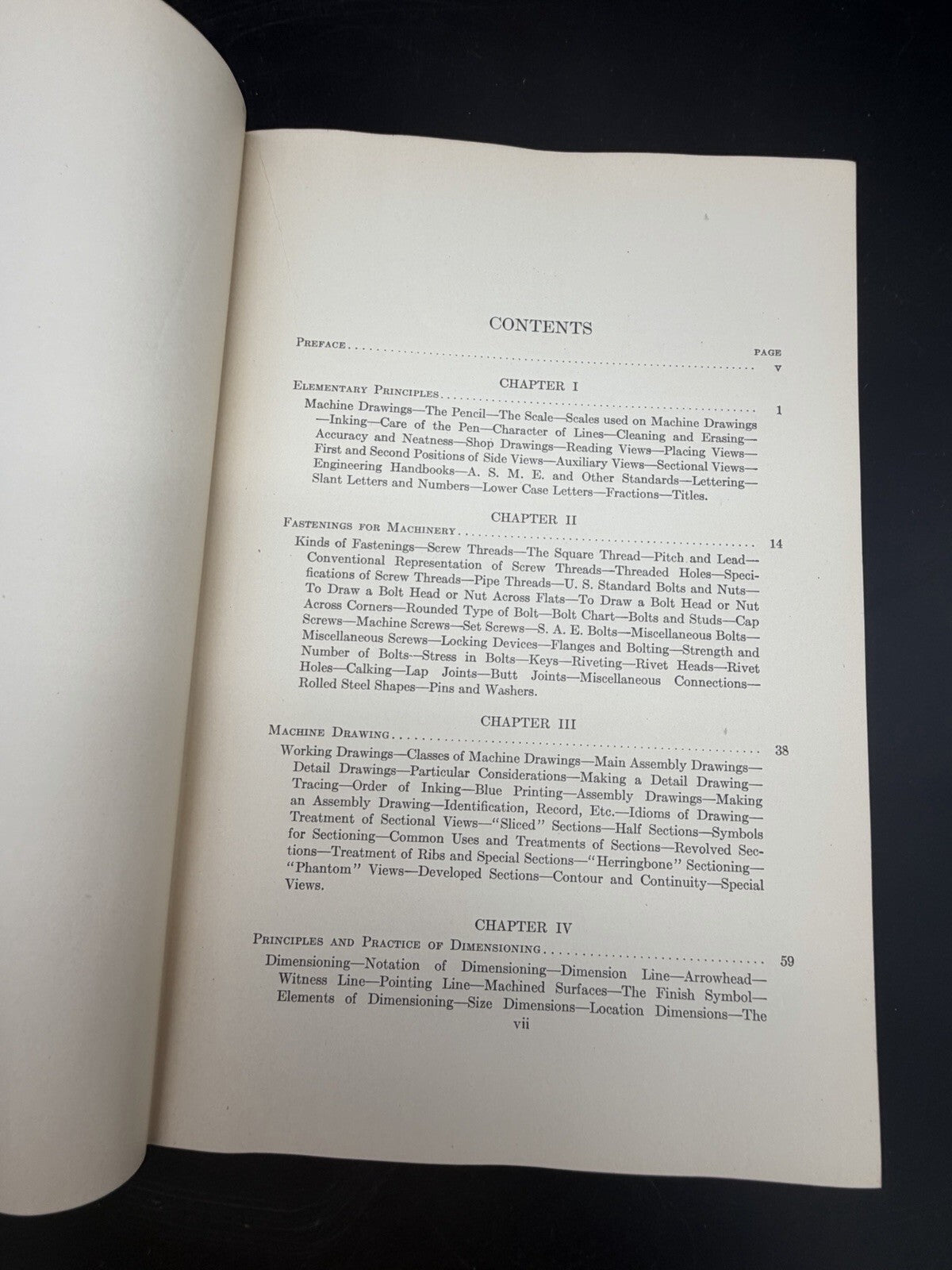 1927 Machine Drawing by Carl L. Svensen 4th Printing Technical Engineering Text