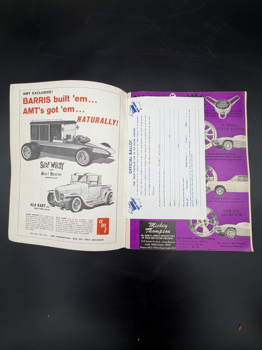 1965 Fall Souvenir Program International Championship Auto Shows Hot Rod Custom