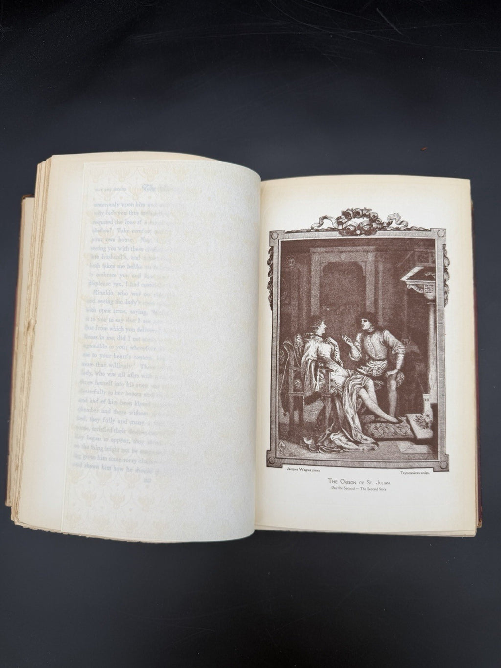 The Decameron, Boccaccio, Vol 1, 1928, J.P. Horn, AS-IS for Restoration