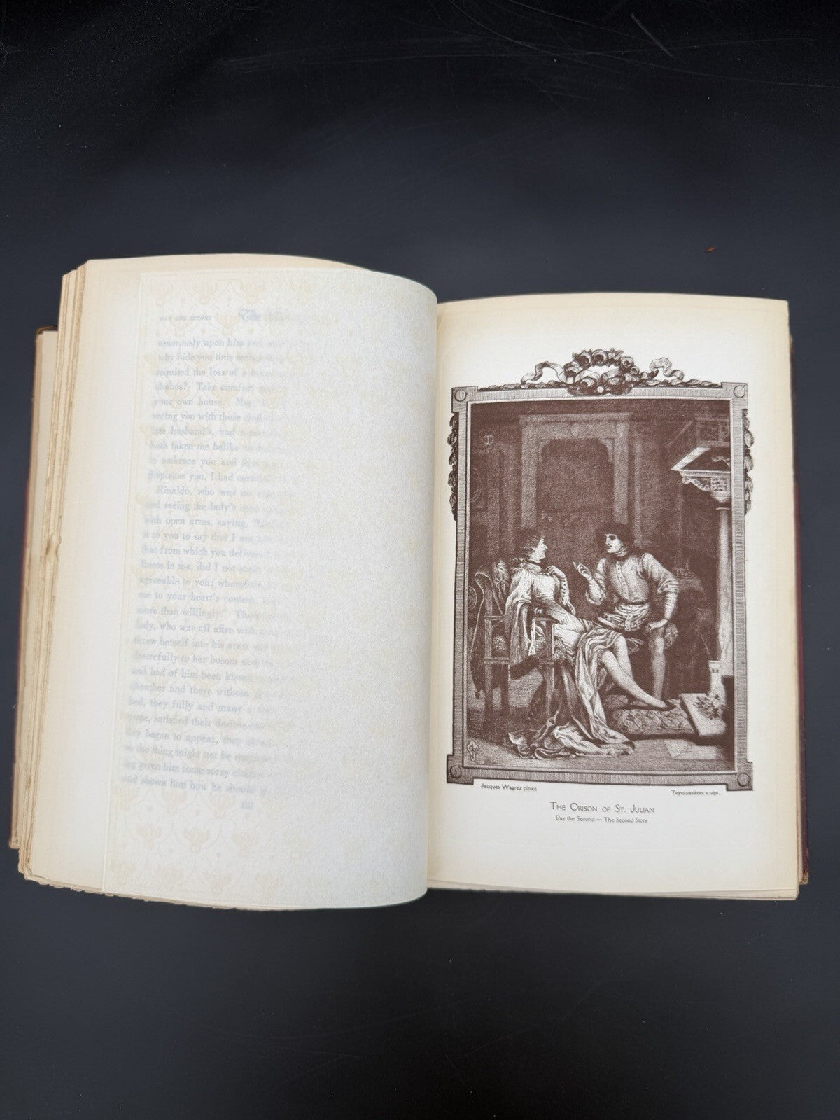 The Decameron, Boccaccio, Vol 1, 1928, J.P. Horn, AS-IS for Restoration