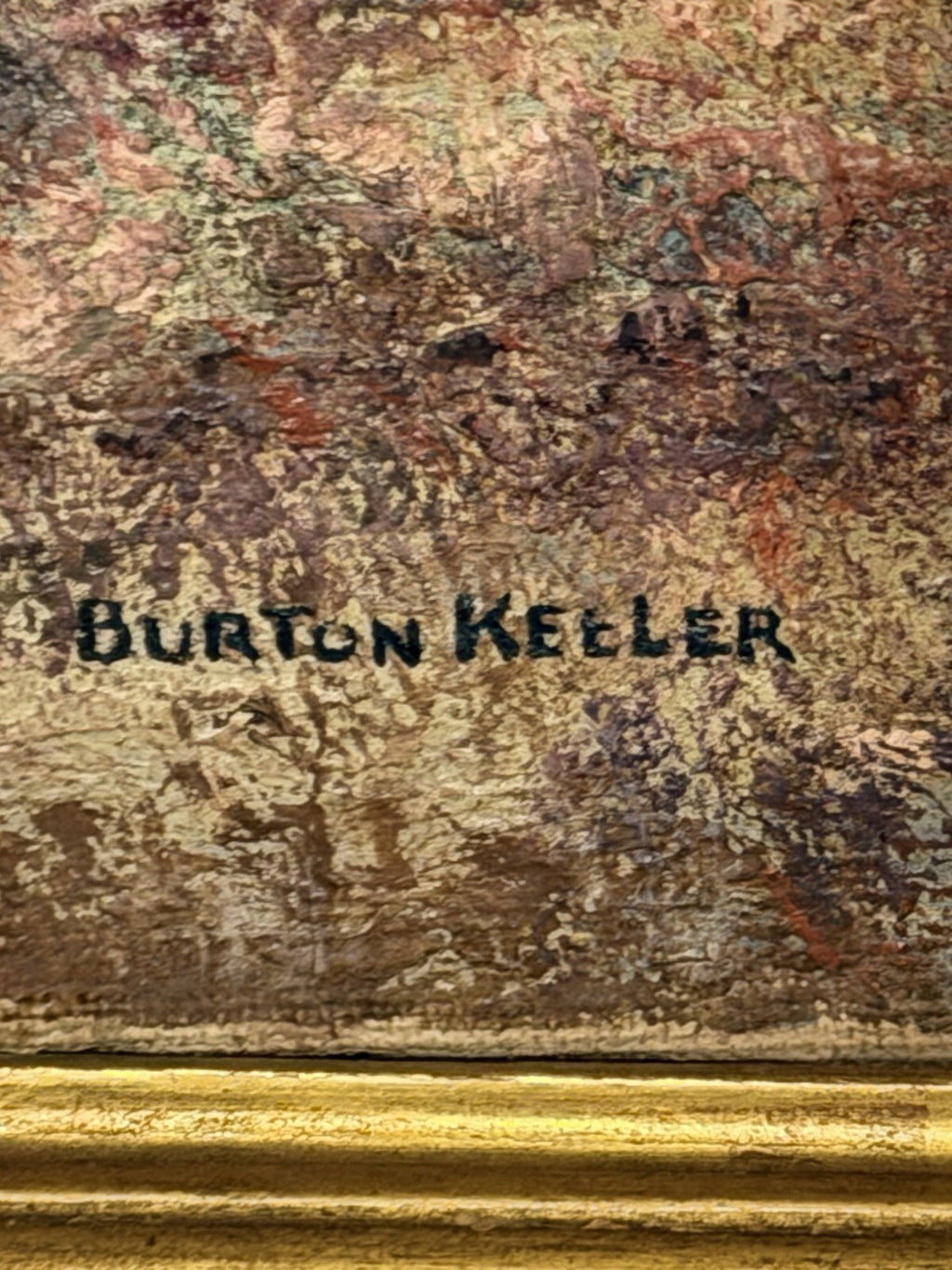 Robert Burton Keeler (1886-1978) Original Oil Painting Framed Landscape 27x23