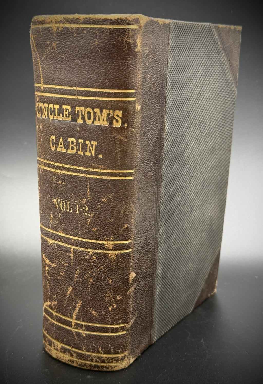 Antique 1852 First Edition UNCLE TOM'S CABIN or Life Among the Lowly-Vol I