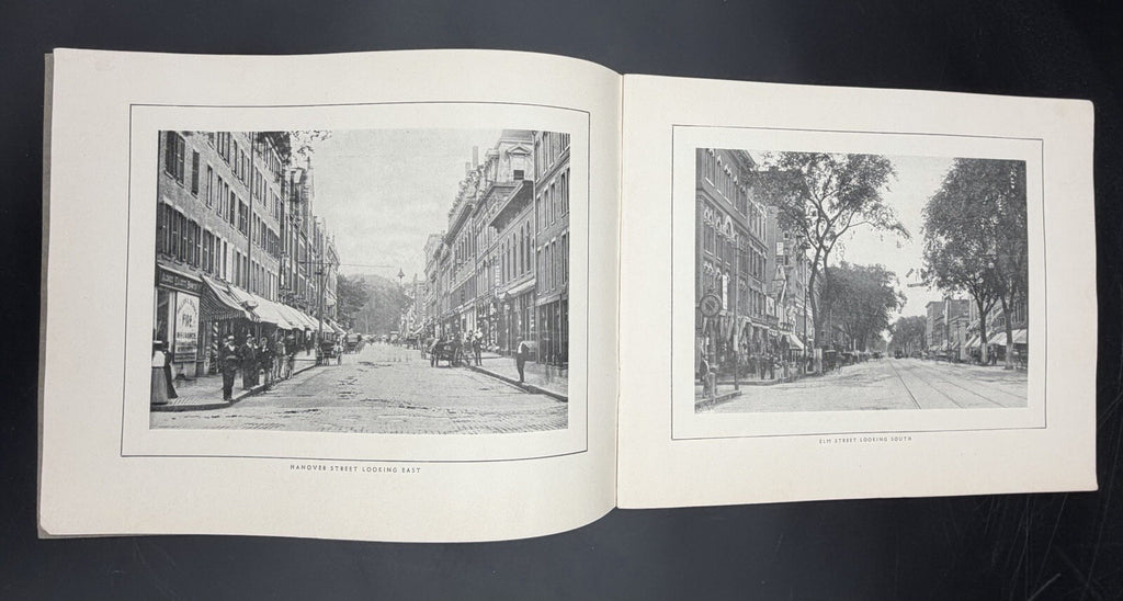 Antique Booklet, 1903 Views of Manchester and Vicinity Photo Book - L.H. Nelson Co. NH