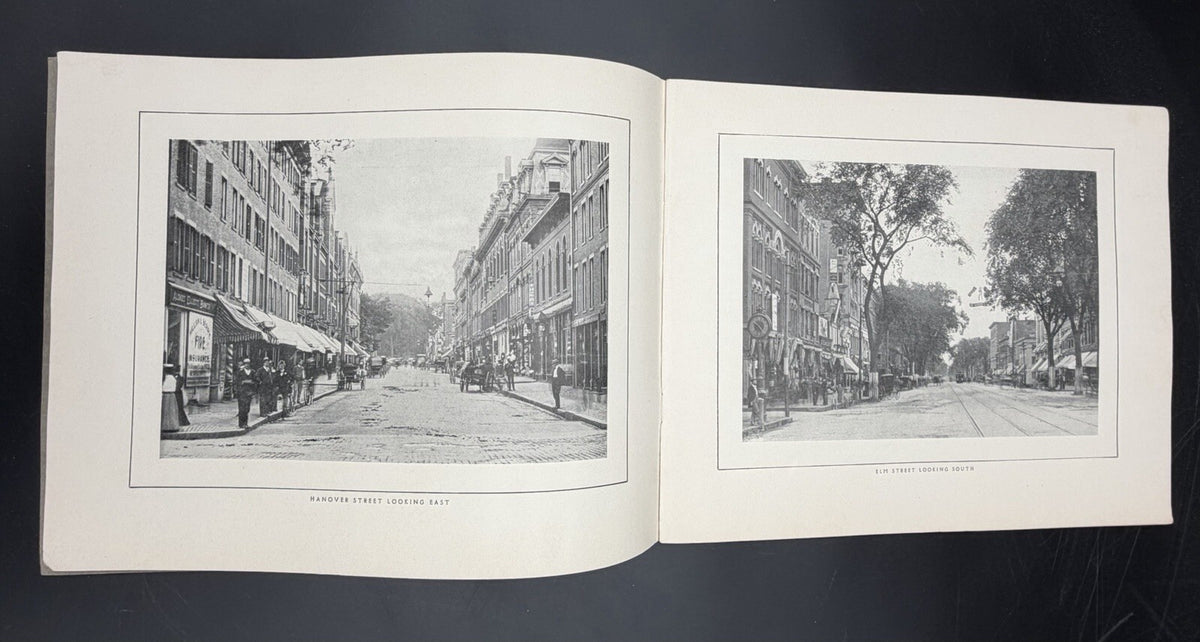 Antique Booklet, 1903 Views of Manchester and Vicinity Photo Book - L.H. Nelson Co. NH