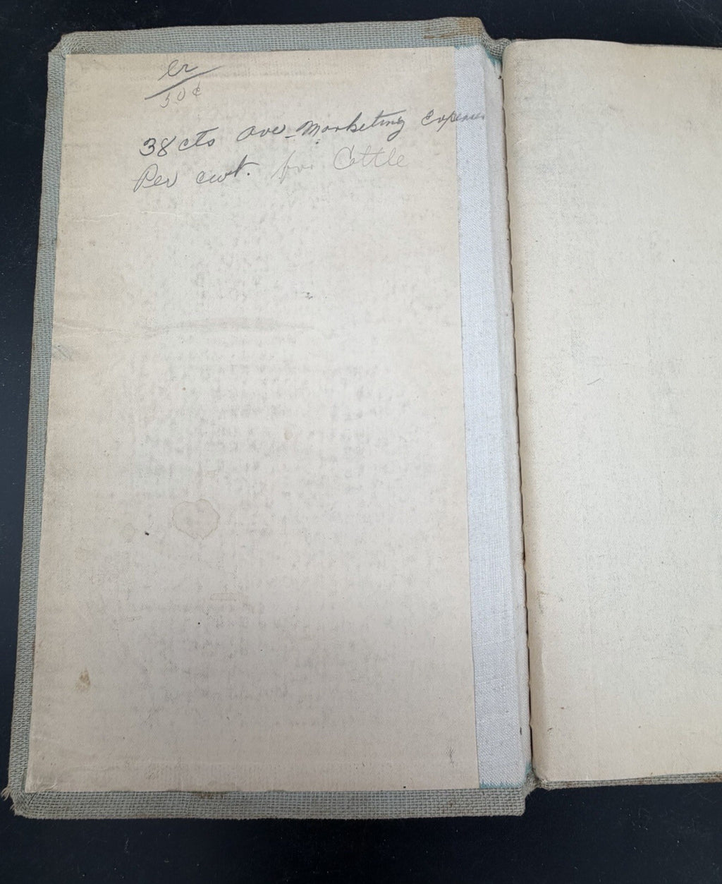 Antique Vintage Farm Handwritten Ledger Diary 1928-1951 Livestock Eggs Receipts