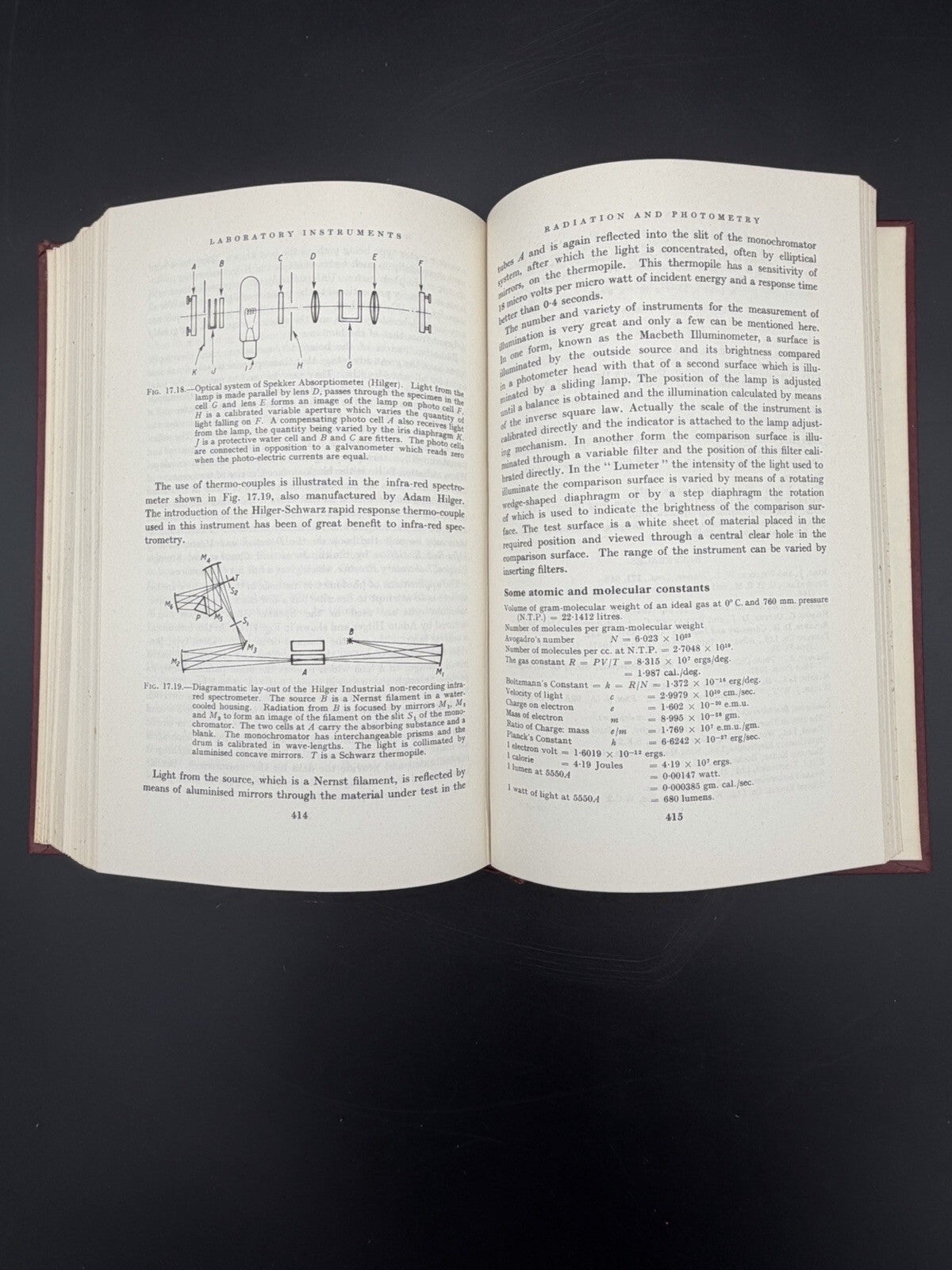 Vintage Book, Laboratory Instruments: Their Design and Application 1960 Antique Science Book