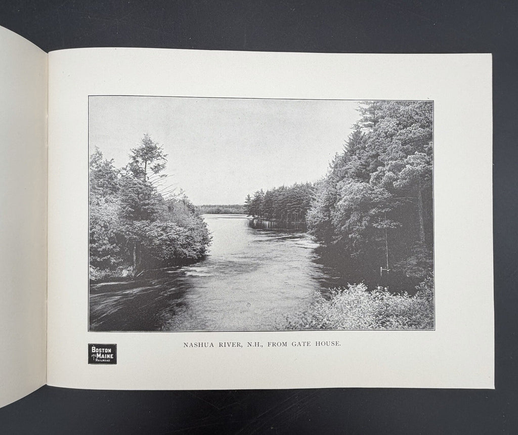 Vintage Boston & Maine Railroad "Rivers of New England" Booklet – Fine Condition