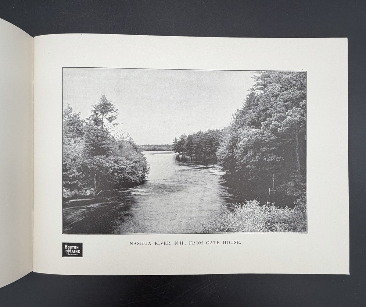 Vintage Boston & Maine Railroad "Rivers of New England" Booklet – Fine Condition