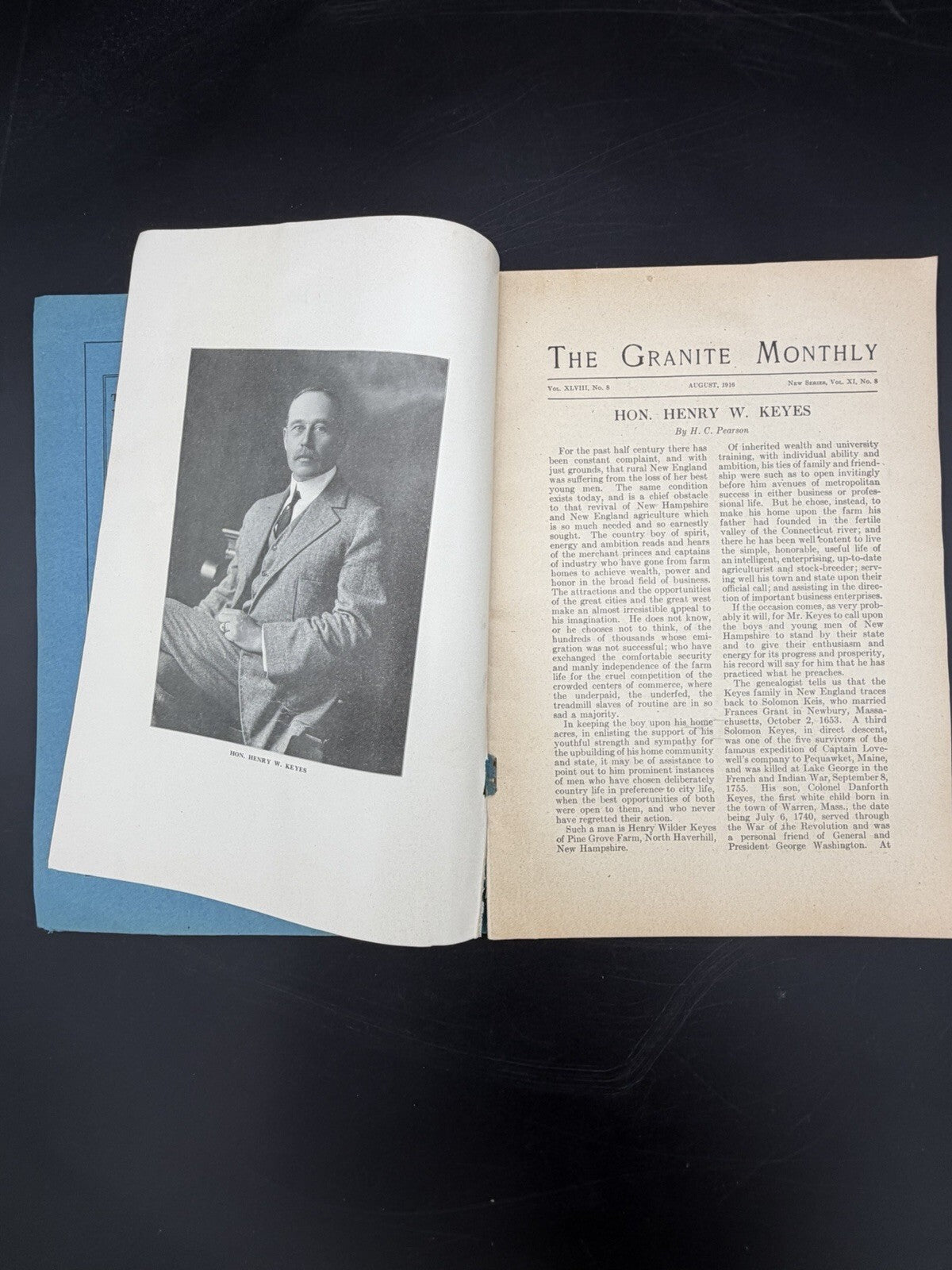August 1916 The Granite Monthly Magazine - Concord NH 150th Anniversary Edition