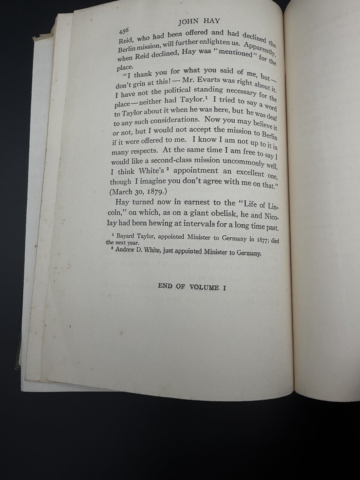 Antique Books The Life and Letters of John Hay William Roscoe Thayer 2 Volume Set