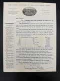 Rare 1900s Signed Evangeline Booth Salvation Army Farm Colony Letter & Stats