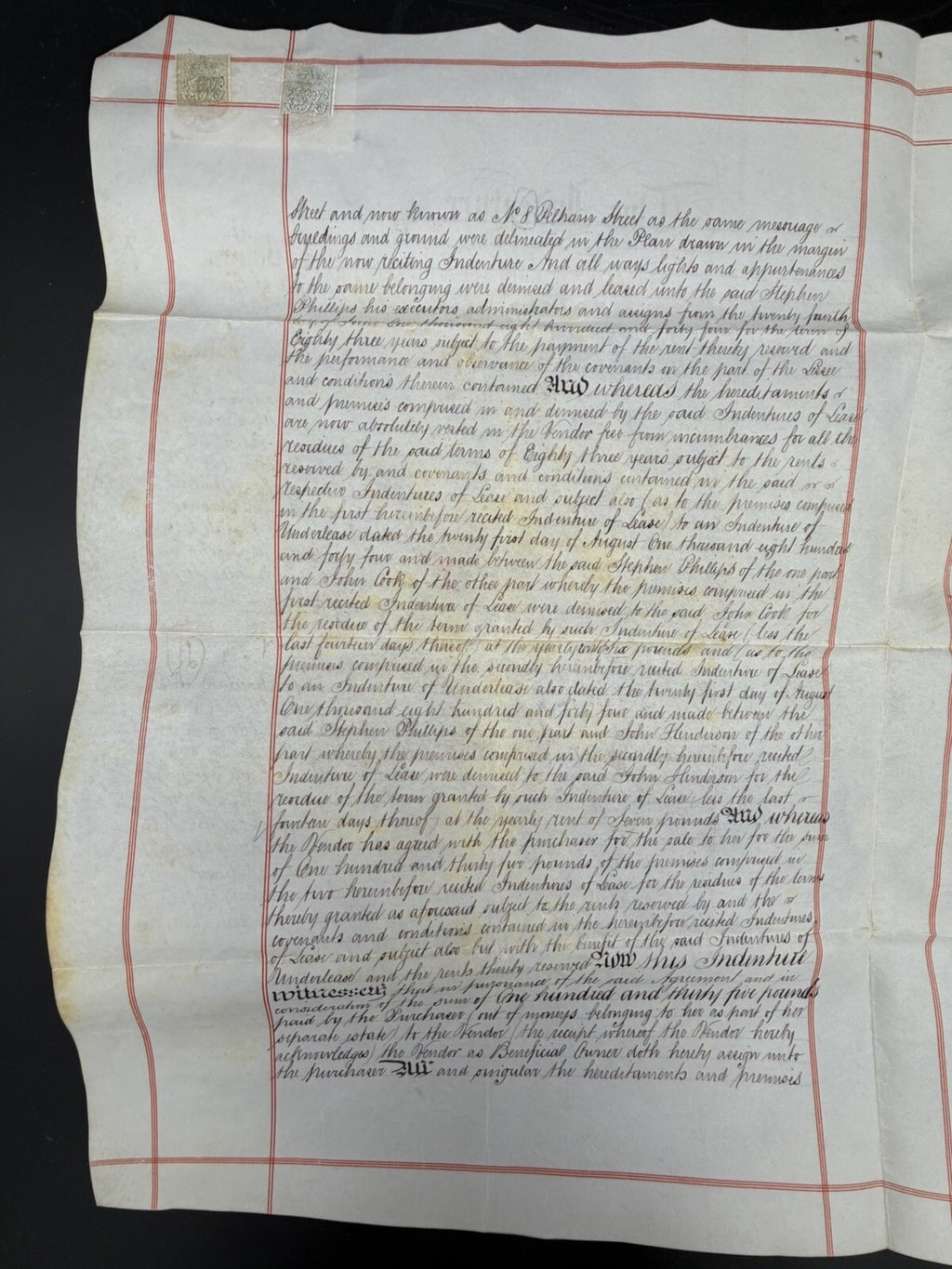 1904 Antique Deed: Kensington, London Property Assignment (Phillips/Freyberg)