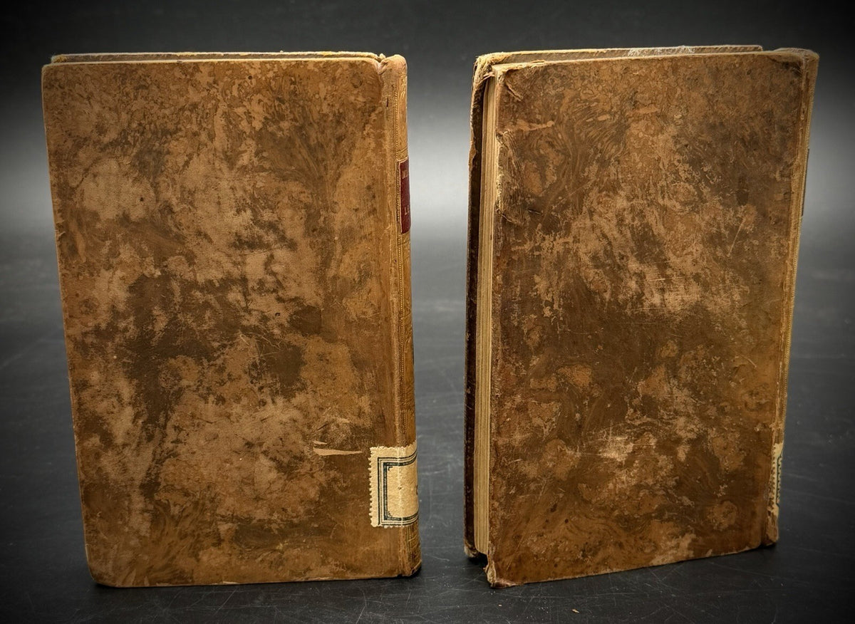 1784 Letters of Lady Mary Wortley Montagu 2 Vol Set Travel Poetry 18th Century