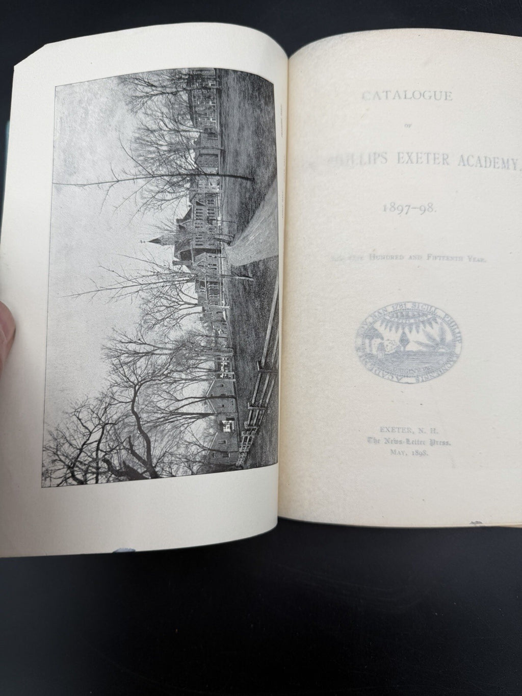 1897-98 Catalogue Phillips Exeter Academy NH Prep School Booklet