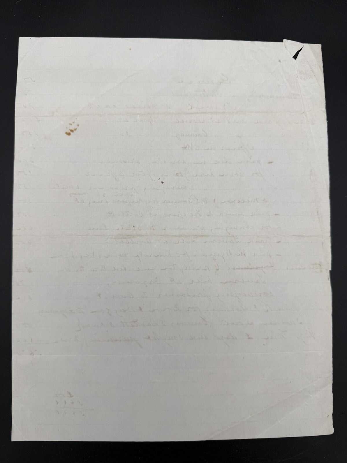 19th C. Manuscript Expense Account: Prisoner Pursuit, New England Towns Ephemera