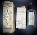 Antique Foley’s Kidney Cure Medicine Bottle with Original Box & Paperwork