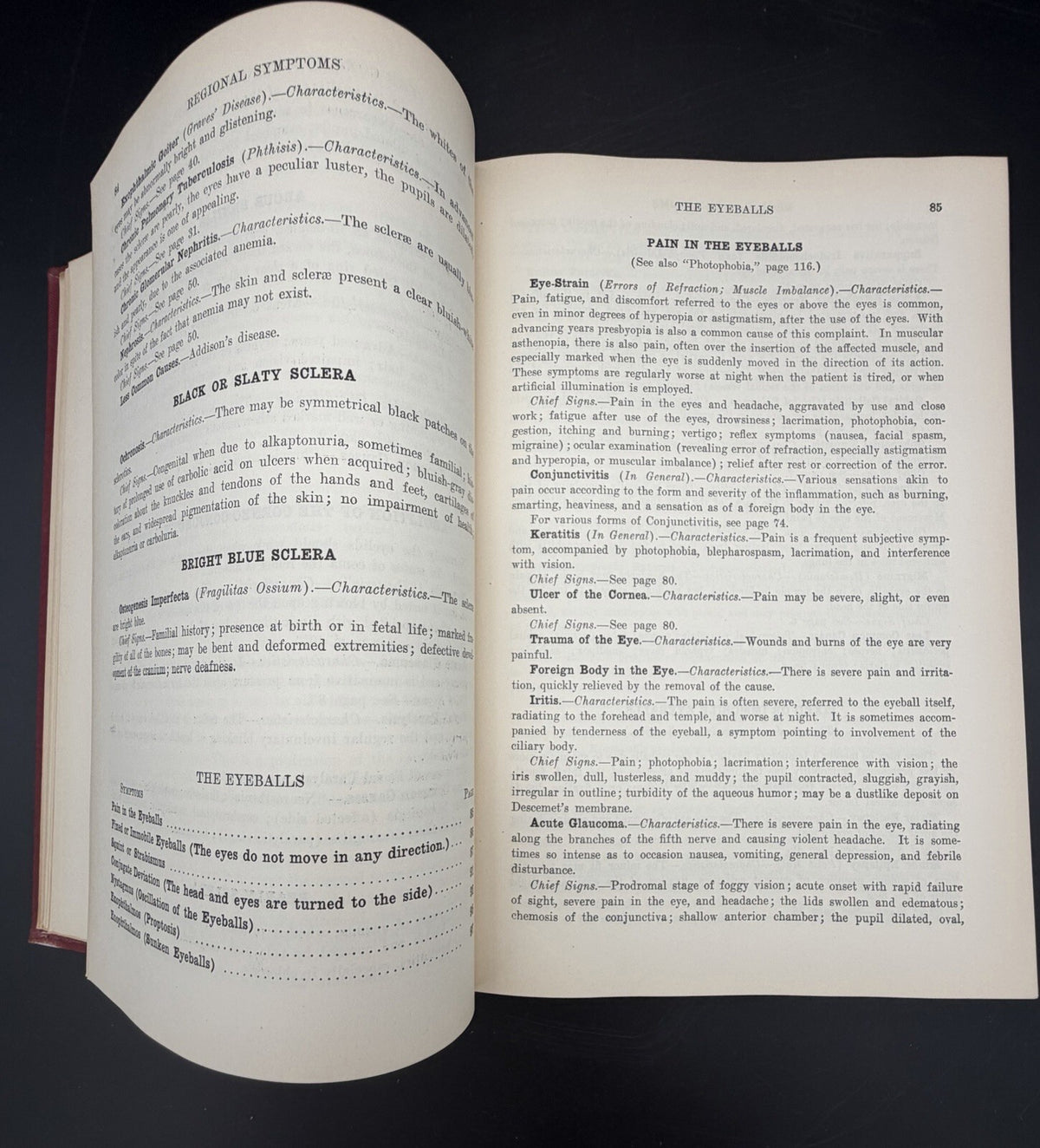 1936 Symptom Diagnosis Regional and General Barton Yater Third Edition Medical