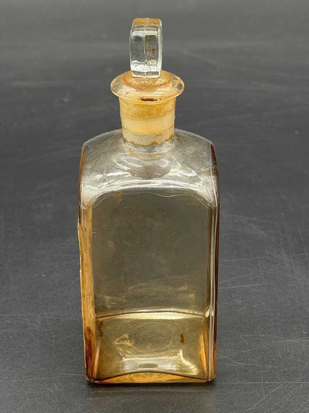 Vintage Acriflavine Lotion Apothecary Bottle Glass Stopper 5" Quack Medicine