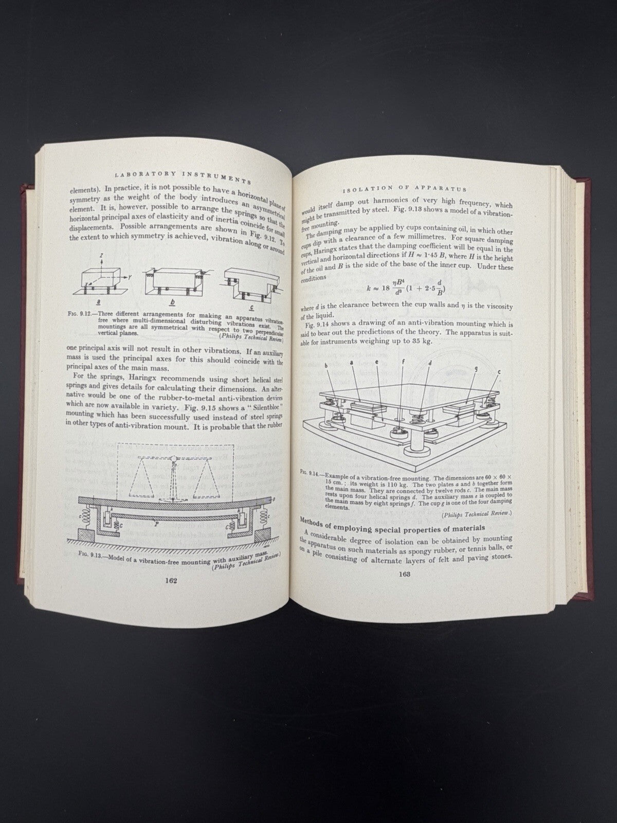 Vintage Book, Laboratory Instruments: Their Design and Application 1960 Antique Science Book
