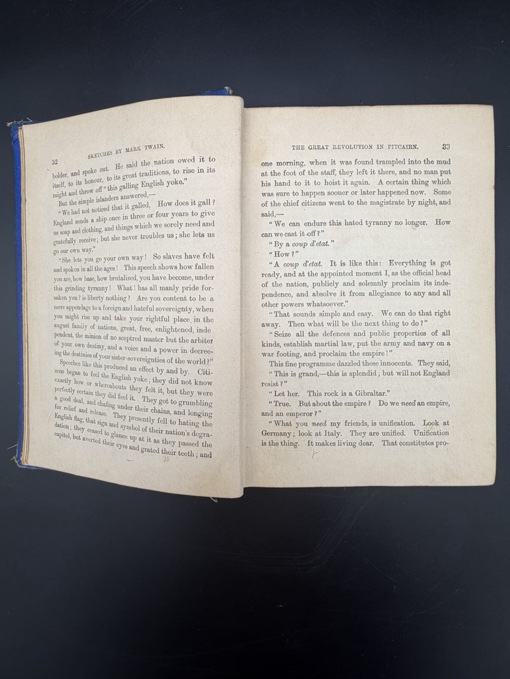 Antique 1879 Sketches By Mark Twain First Published In Complete Form Edition