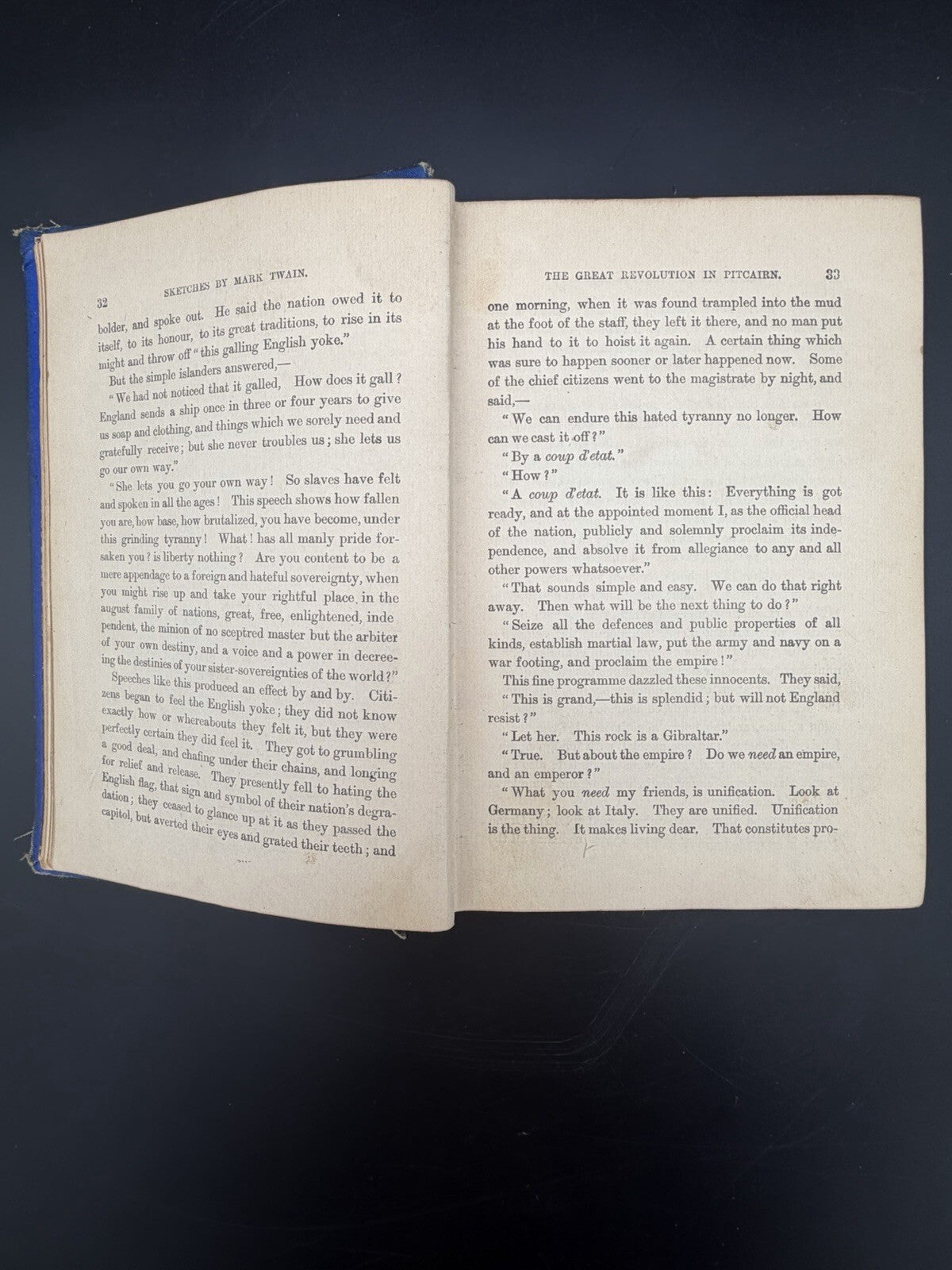 Antique 1879 Sketches By Mark Twain First Published In Complete Form Edition