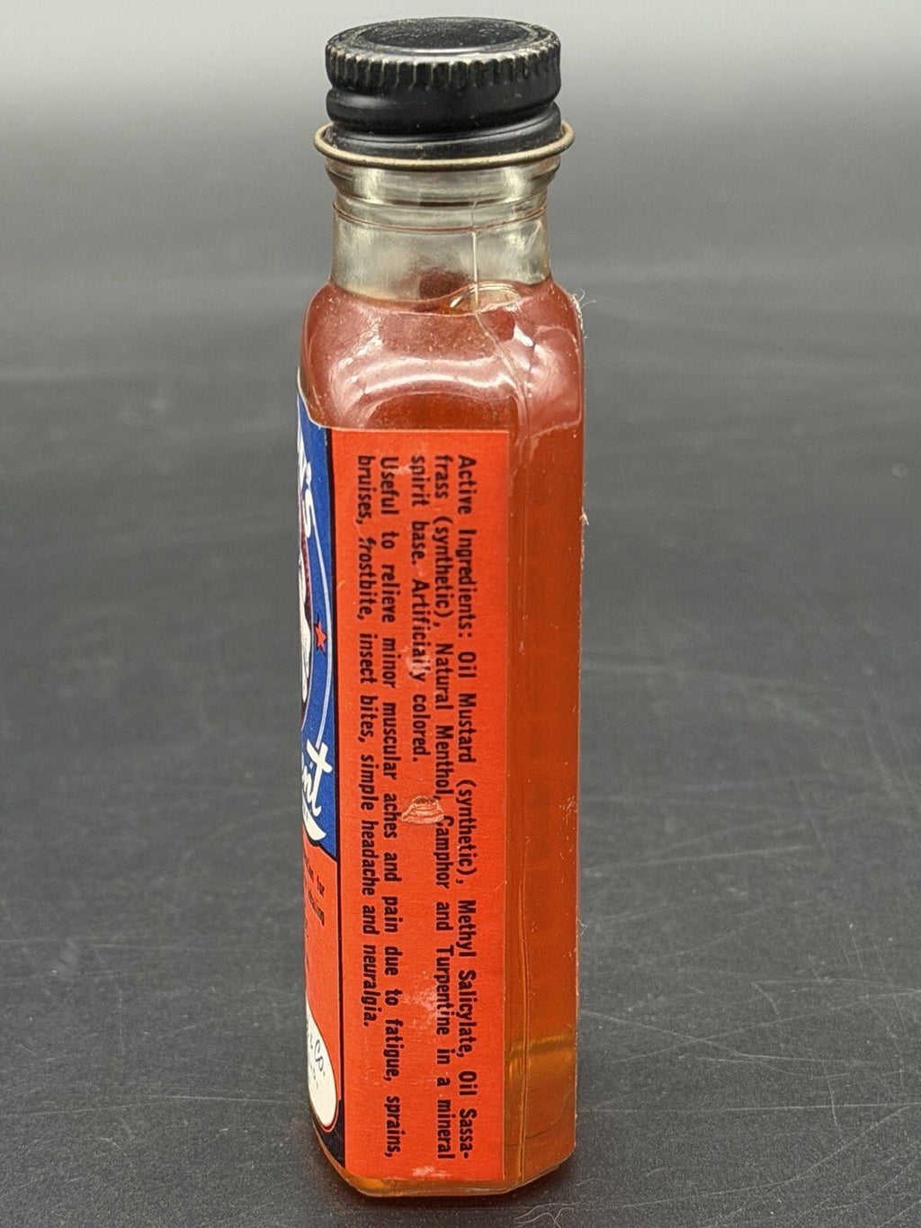 Vintage Samson's Liniment Bottle 2 fl oz E.S. Stanford & Co Sayreton Alabama