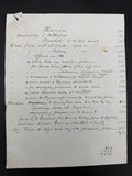 19th C. Manuscript Expense Account: Prisoner Pursuit, New England Towns Ephemera