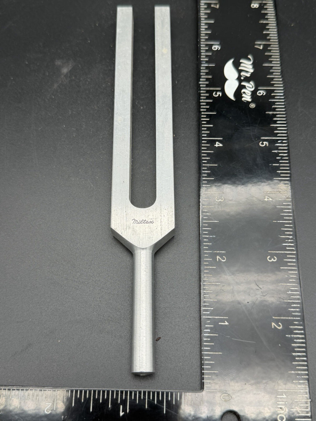Vintage Miltex 512 C Tuning Fork Medical Aluminum Tuning Instrument