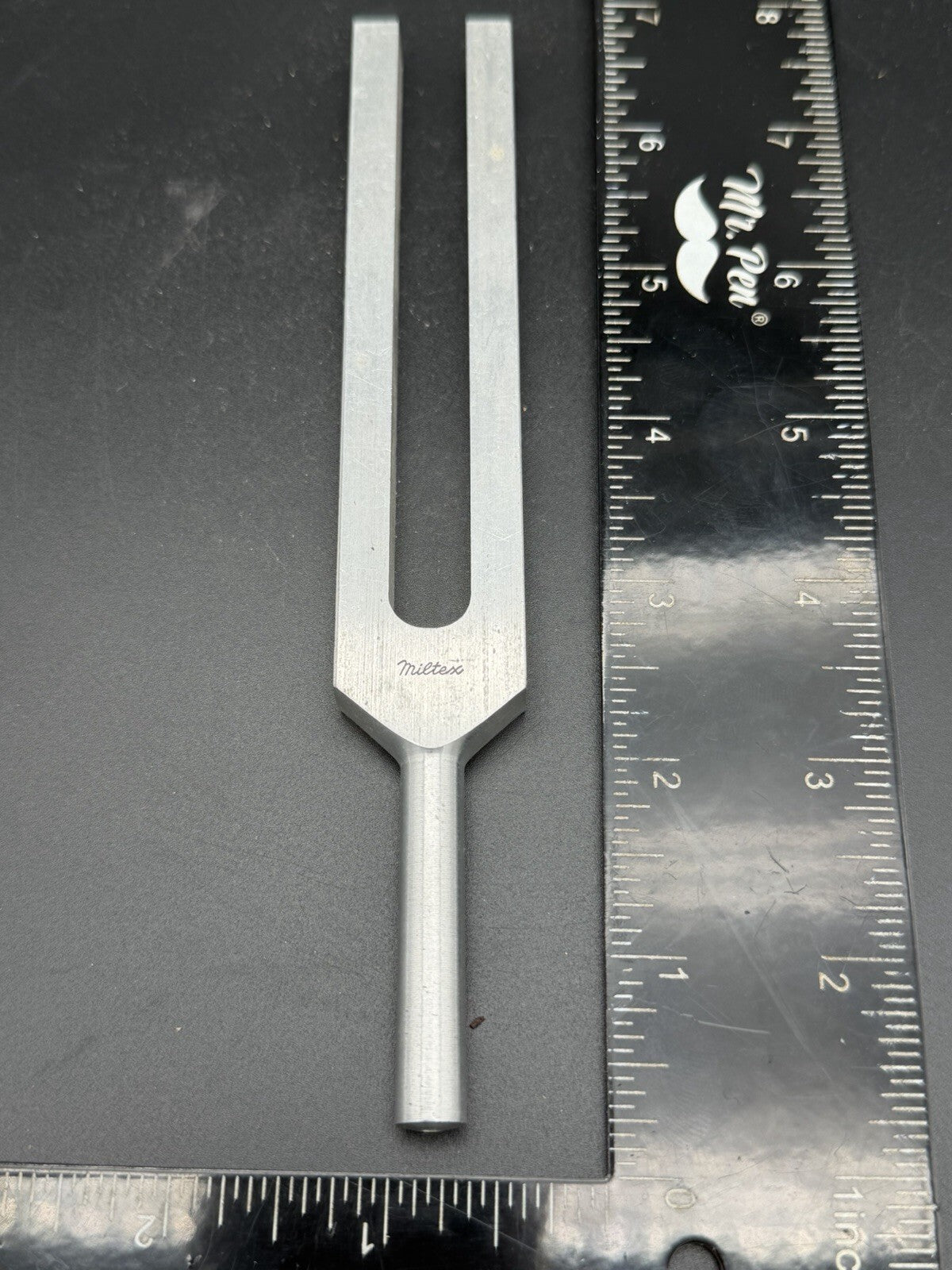 Vintage Miltex 512 C Tuning Fork Medical Aluminum Tuning Instrument