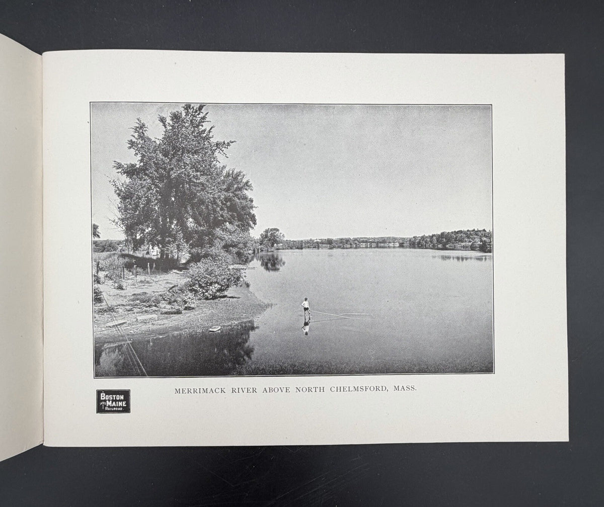 Vintage Boston & Maine Railroad "Rivers of New England" Booklet – Fine Condition