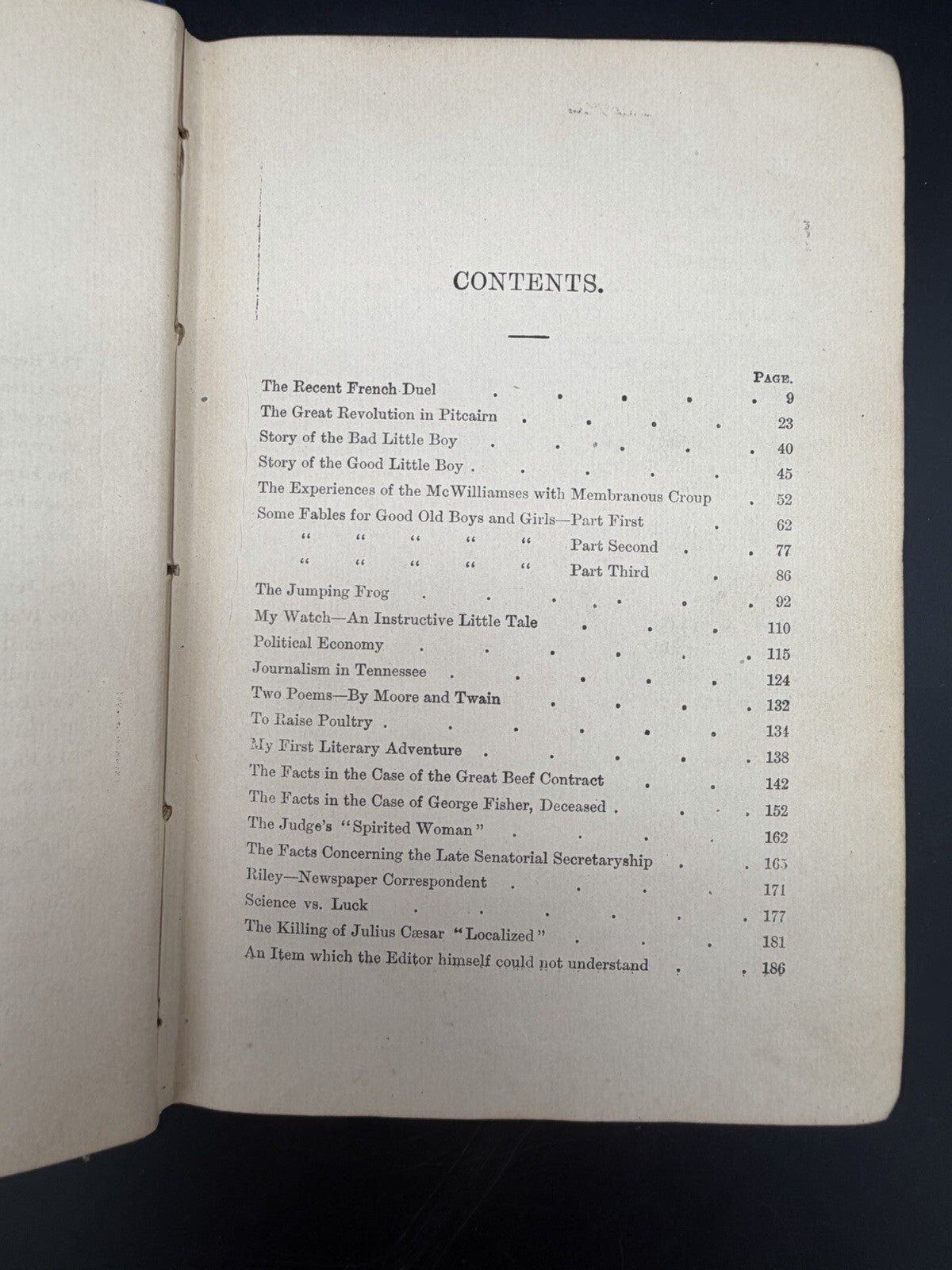 Antique 1879 Sketches By Mark Twain First Published In Complete Form Edition
