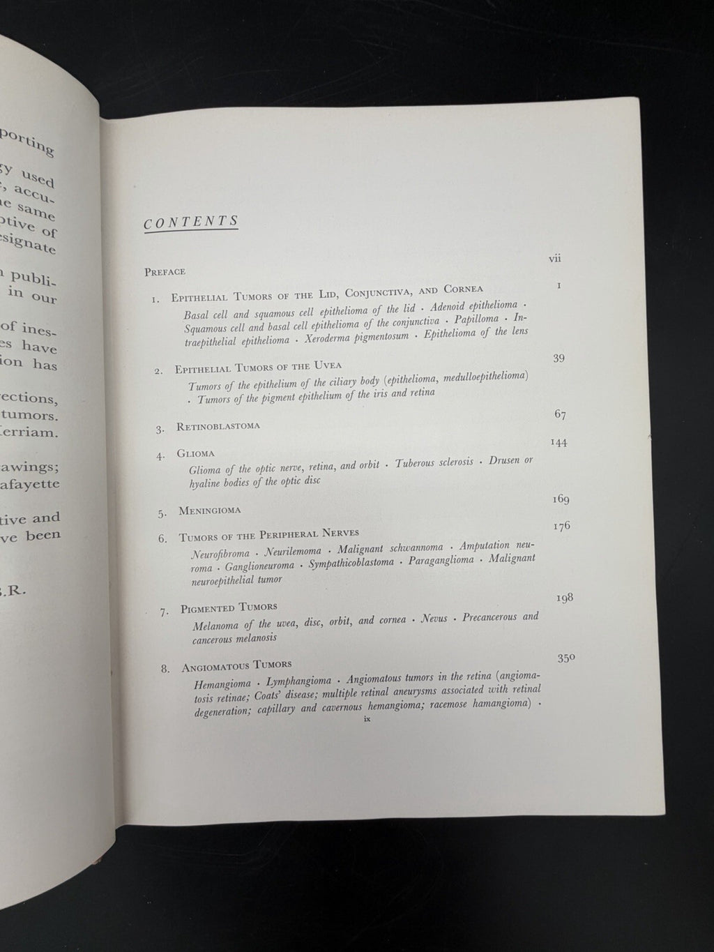Vintage Book, 1951 Tumors of the Eye Algernon B Reese 1st Edition Dust Jacket Ephemera