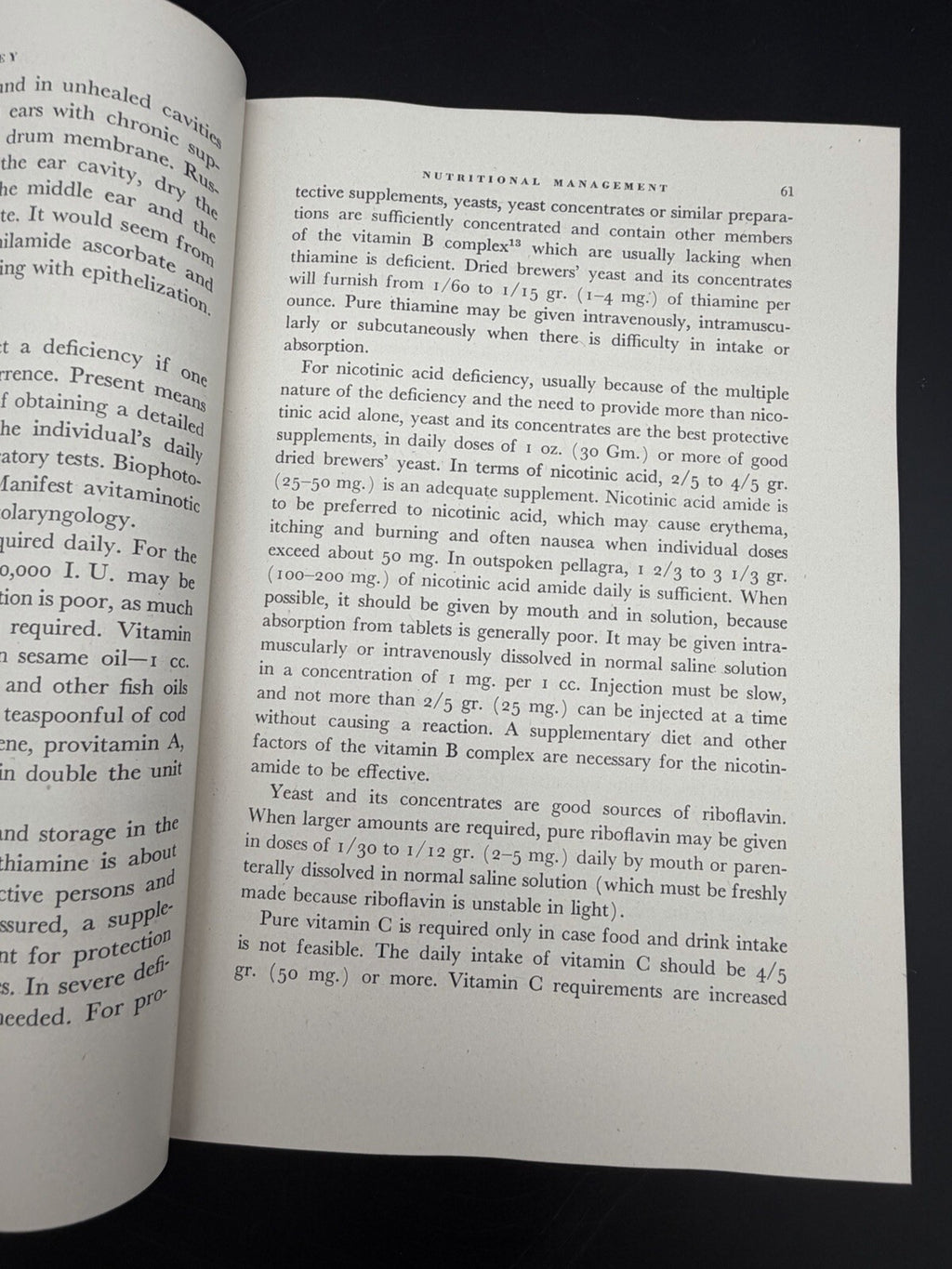1946 Office Treatment of the Nose Throat & Ear Abraham R. Hollender 2nd Edition