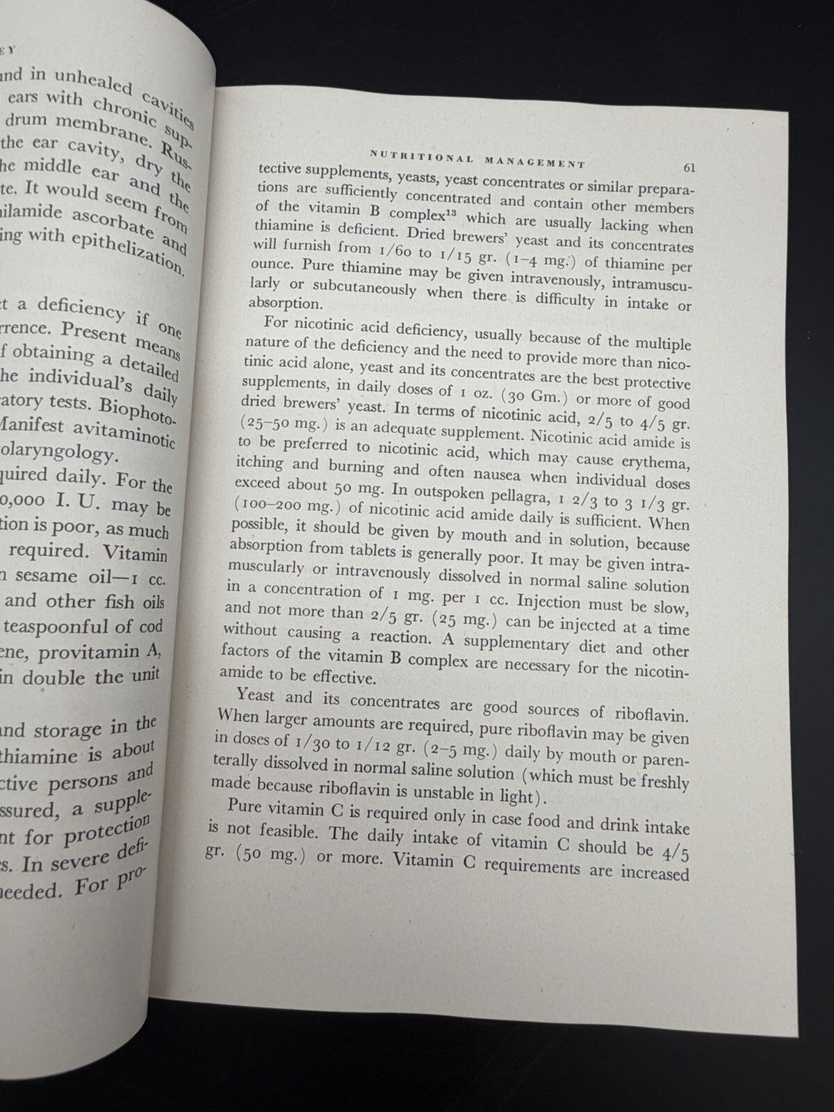 1946 Office Treatment of the Nose Throat & Ear Abraham R. Hollender 2nd Edition