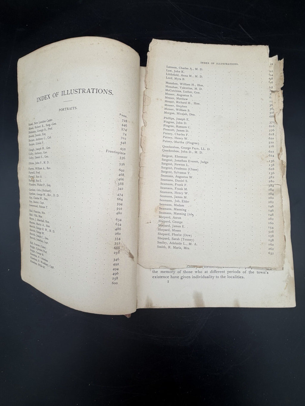 Antique Book, A History of the Town of New London NH 1779-1899 Local History Genealogy