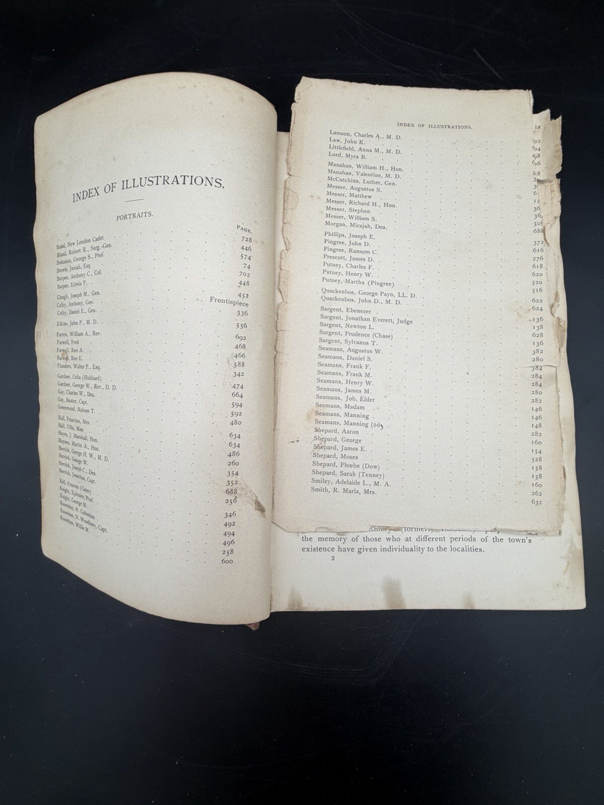 Antique Book, A History of the Town of New London NH 1779-1899 Local History Genealogy
