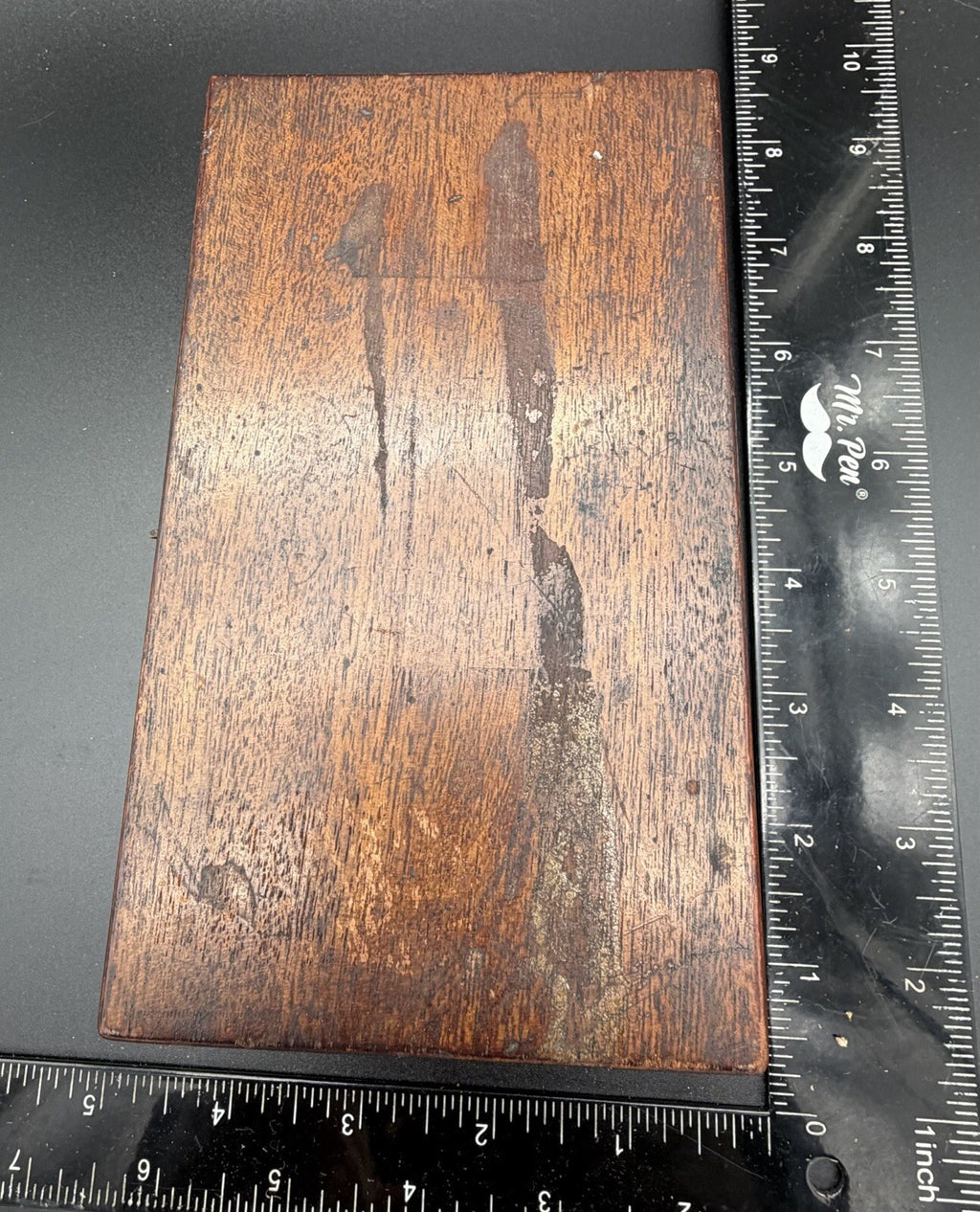 Antique Brass Apothecary Scale Weight Set Partial Wooden Box Assay Parts