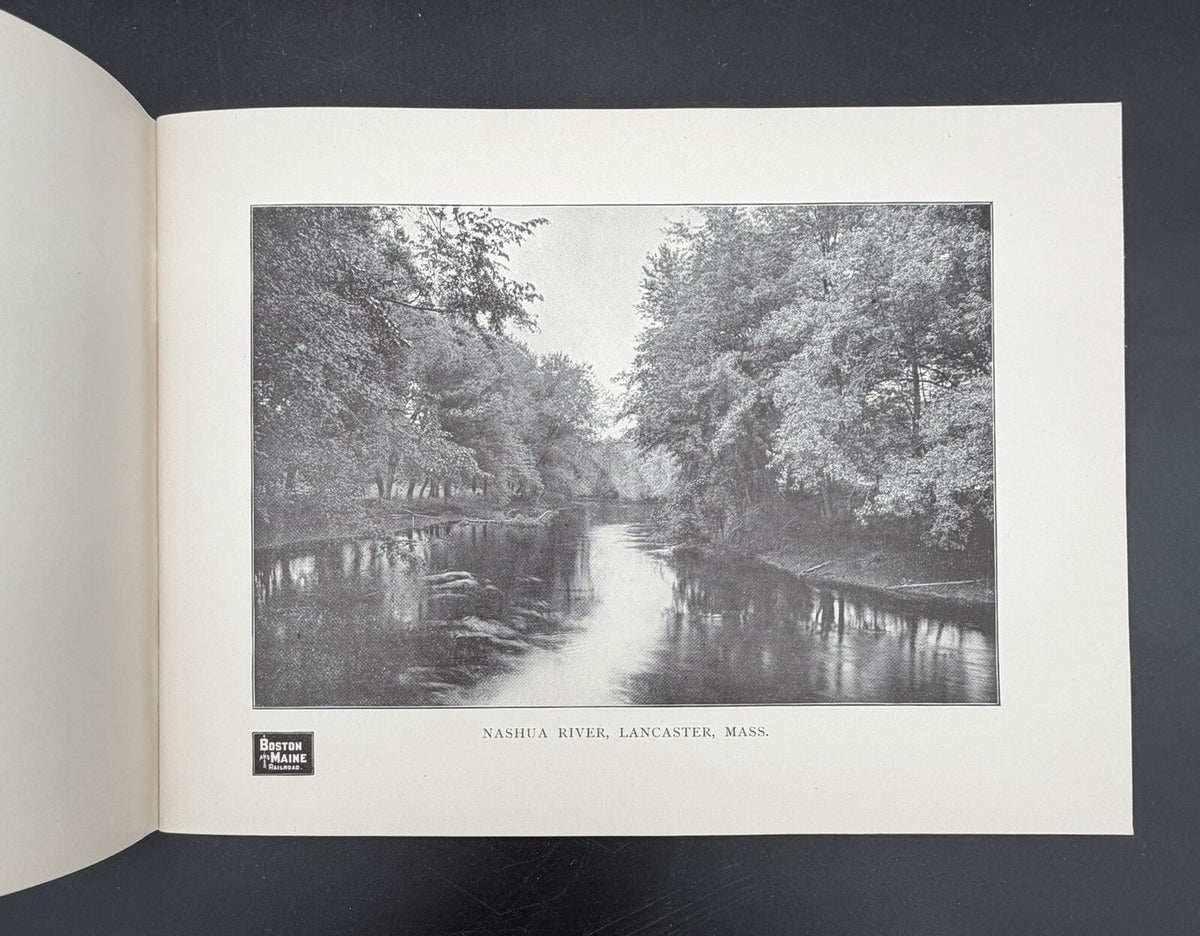 Vintage Boston & Maine Railroad "Rivers of New England" Booklet – Fine Condition
