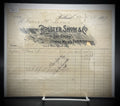 1897 Bolster, Snow and Co. Billhead – Portland ME Dry Goods Men's Furnishings