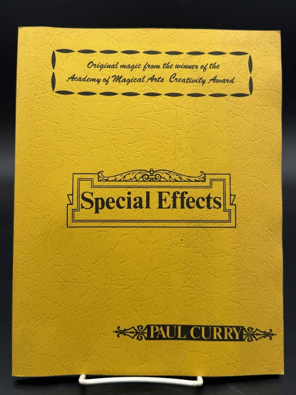 Special Effects by Paul Curry 1977 First Edition Magic Book Sleight of Hand