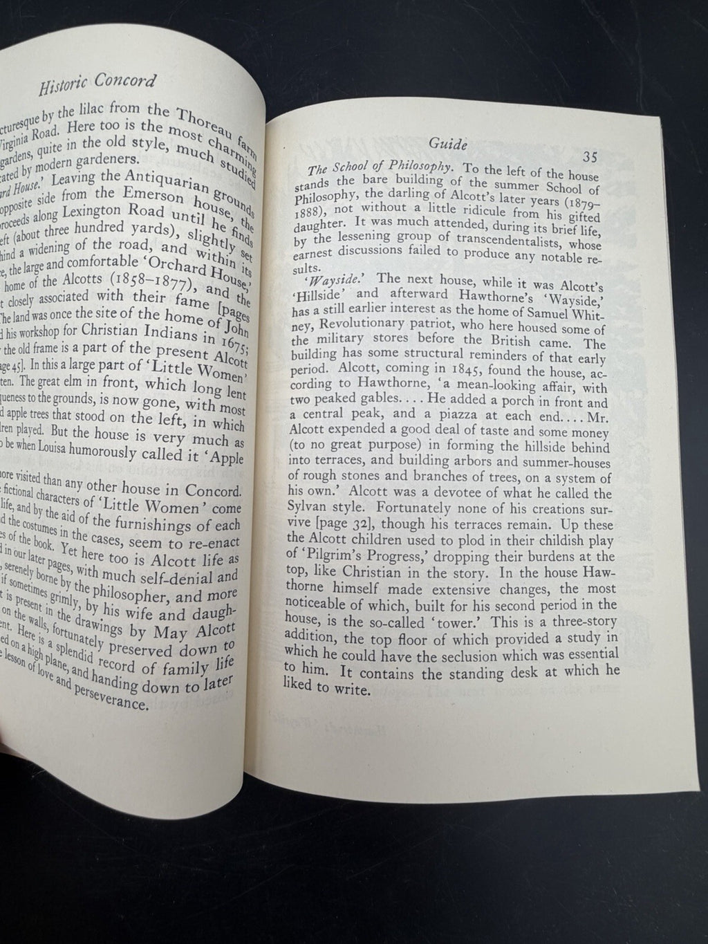 Book, Historic Concord: A Handbook of Its Story and Its Memorials 1942