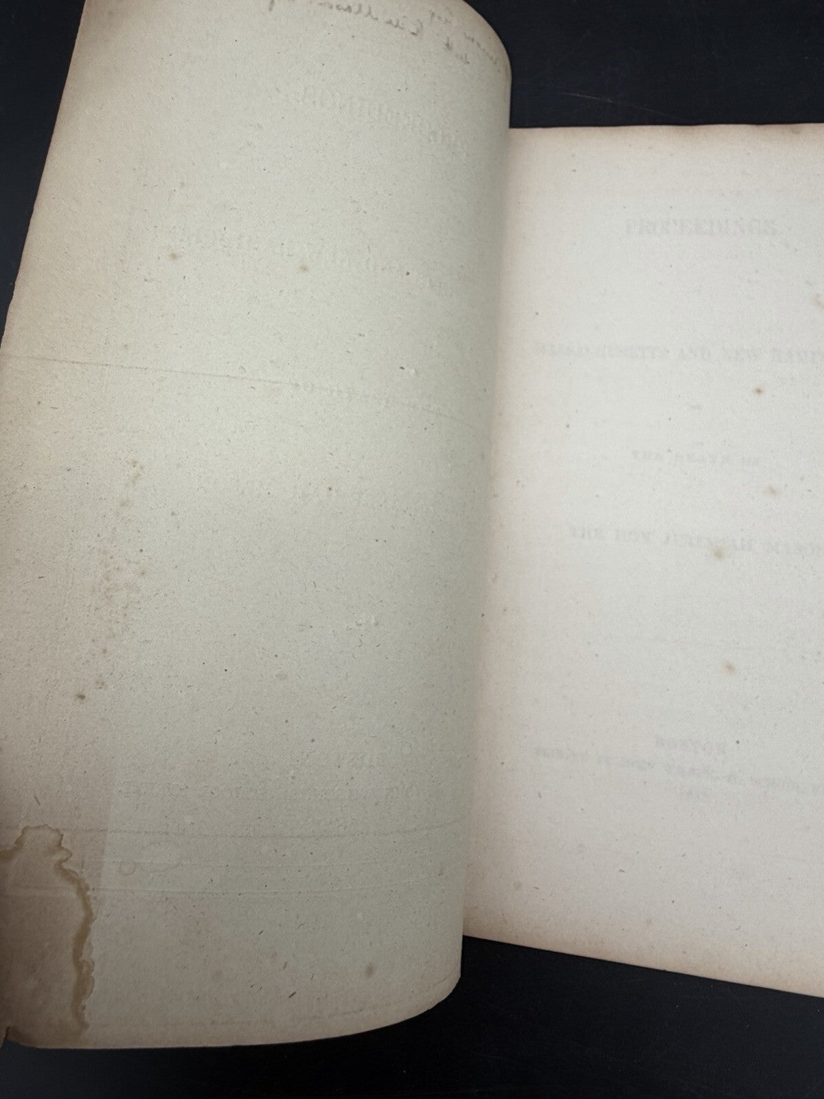 1849 Proceedings Death of Hon. Jeremiah Mason - MA & NH Legal History - Rare