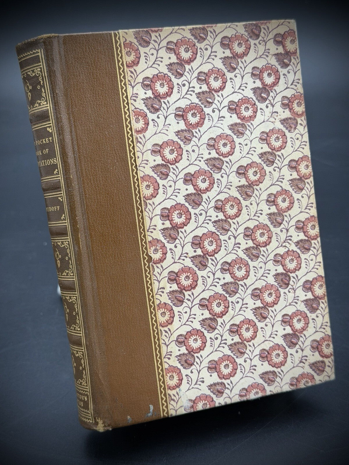 Vintage 1942 The Pocket Book Of Quotations Collector's Edition Henry Davidoff