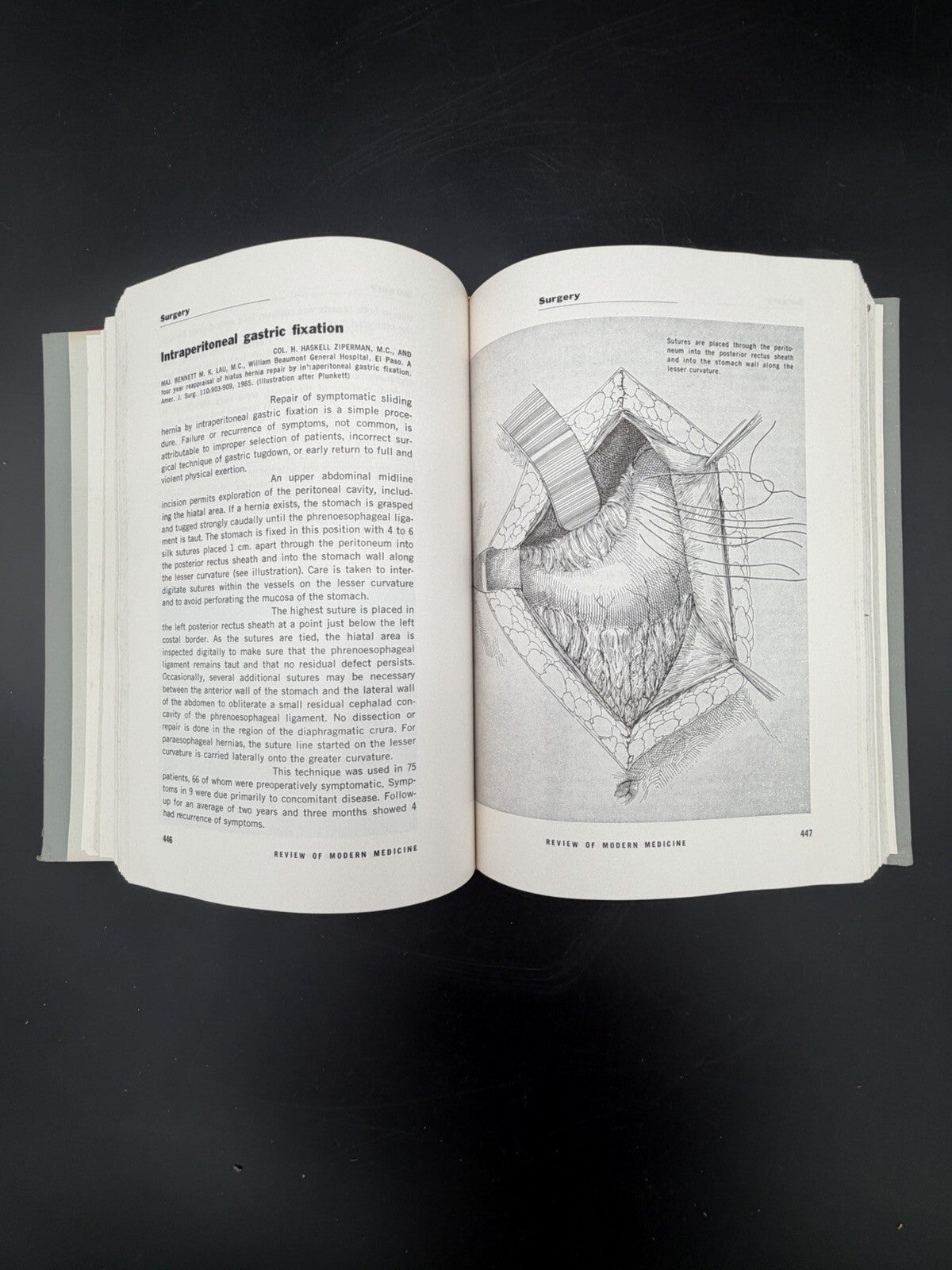 Vintage Book 1966 Review of Modern Medicine Hardcover Book January-June Illustrated