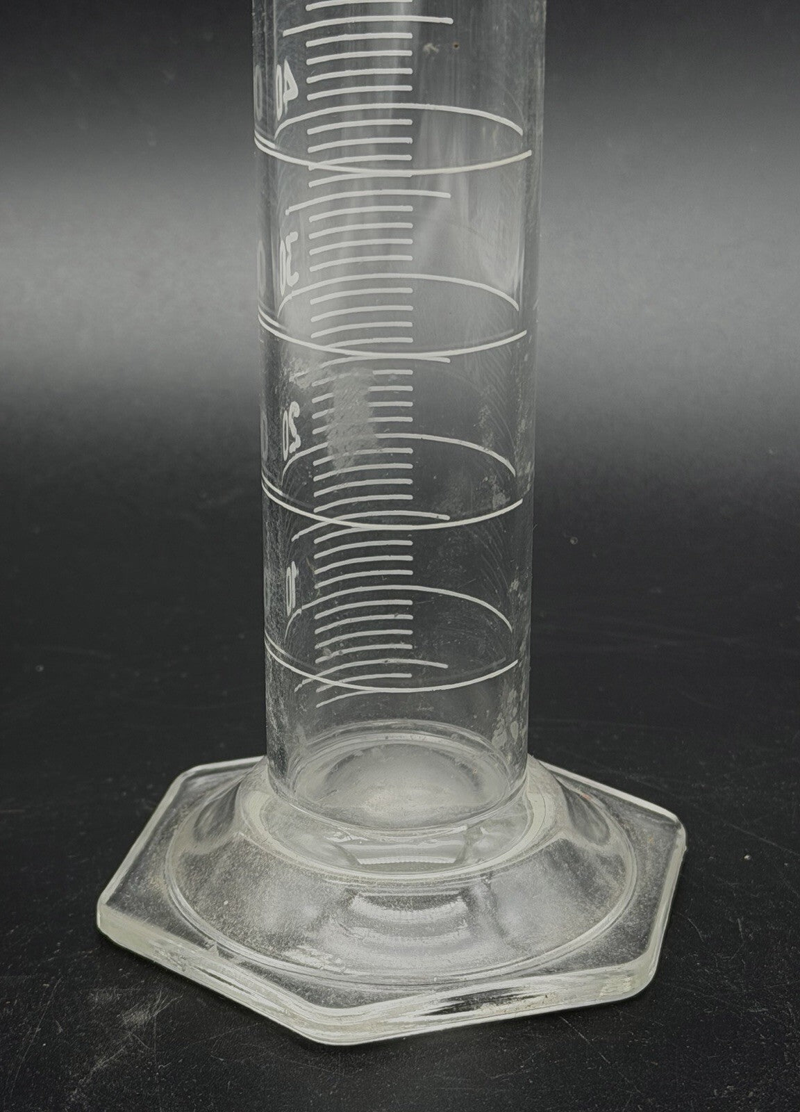 Vintage Pyrex 100ml Graduated Cylinder No. 2982 Glass Stopper Labware USA
